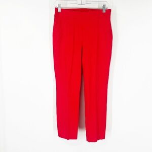 Spanx On-The-Go Ankle Slim Pants in Red